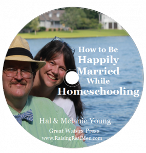 How to Be Happily Married While Homeschooling label